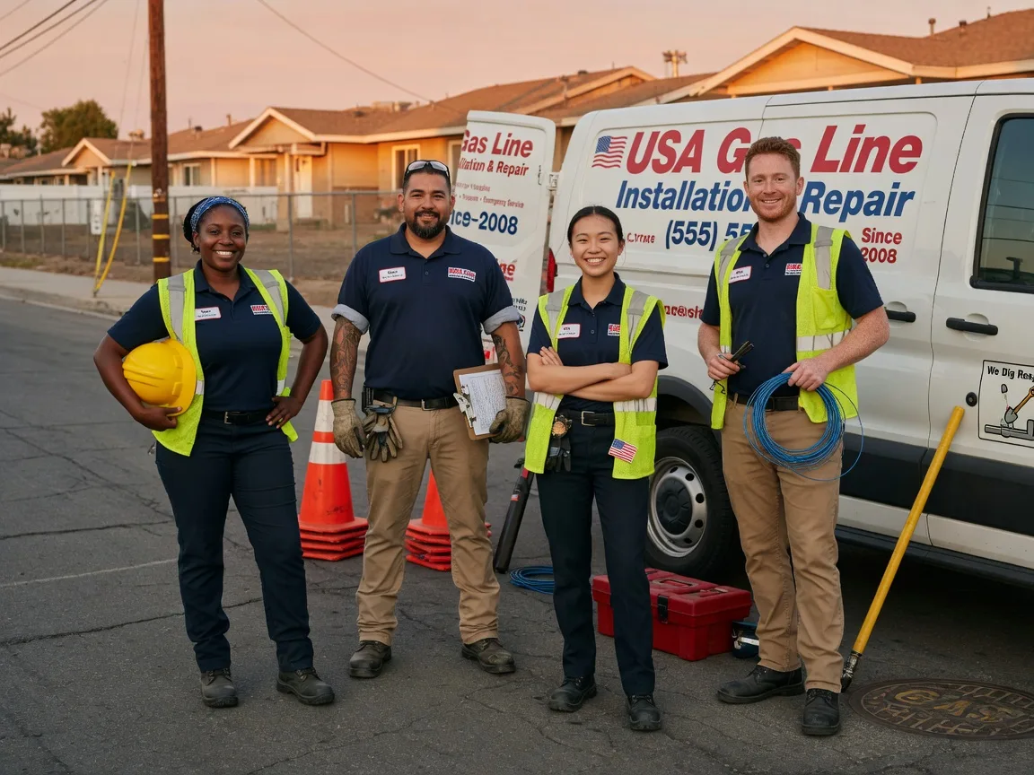 Gas Line Installation company in Ambia, IN